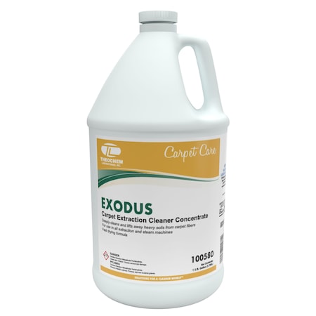 Theochem EXODUS - 4/1 GL CASE, Carpet Extraction cleaner, 4PK 100580-99990-7G